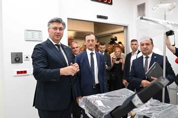 Andrej Plenković u KBC Split