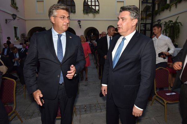 Andrej Plenković i Zoran Milanović