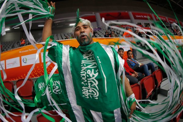 Saudijska Arabija  - nogometni navijači i navijačice