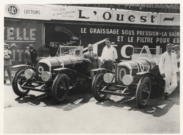 Le Mans 1925. - automobil Duffa i Clementsa broj 7 i automobil Moira i Benjafielda broj 10