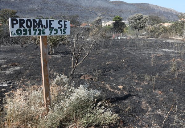 Apokaliptične scene dan nakon velikog požara kod Grebaštice