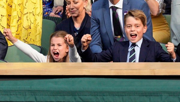 Princ George i princeza Charlotte na Wimbledonu