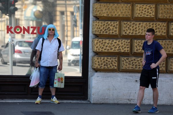 Vrućine u Rijeci - toplinski val u centru grada