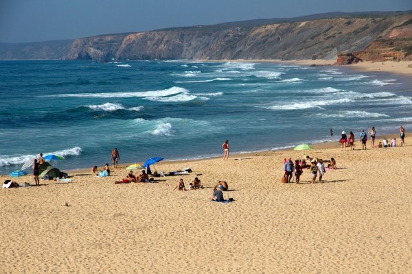 Plaža Bordeira, Aljezur, regija Algarve, Portugal