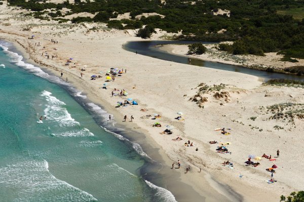 Plaža Ostriconi, Sjeverna Korzika, Francuska