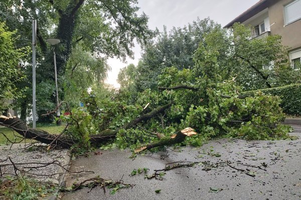 Nevrijeme u Zagrebu - Sigečica