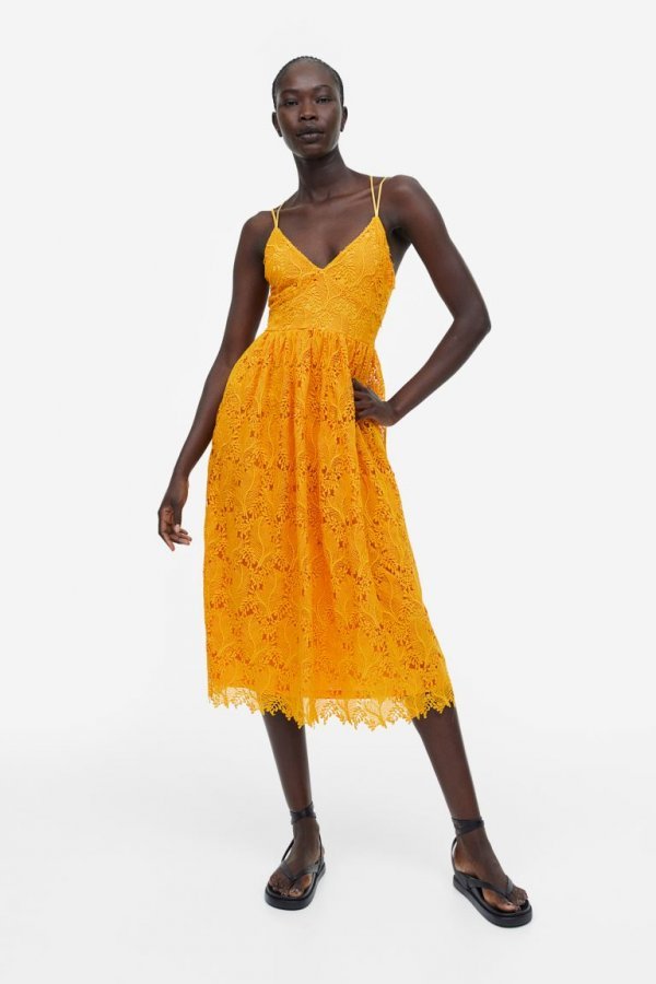 H&M-ova maksi haljina s čipkom
