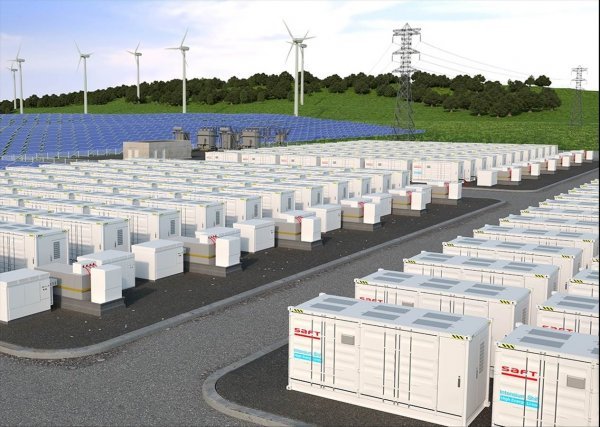 Postrojenje za obnovljive izvore energije sa stacionarnim baterijama