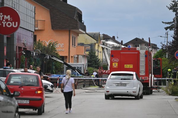Izgorio kafić u zagrebačkoj Dubravi