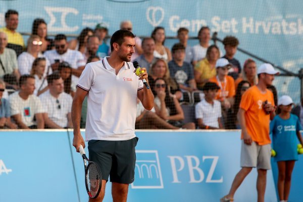 Marin Čilić  tijekom nedavne humanitarne akcije Gem Set Hrvatska u Zadru 