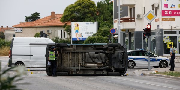 Sudar kombija u Splitu