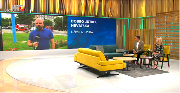 Javljanje uživo u 'Dobro jutro, Hrvatska'
