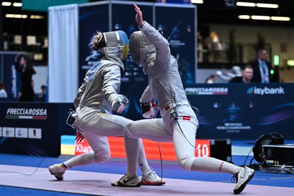 Olga Kharlan i Anna Smirnova