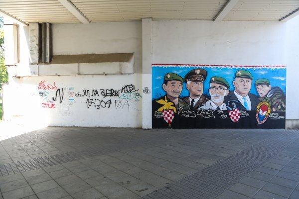Pojedini građani Velike Gorice traže uklanjanje novog murala posvećenog pripadnicima ratnih postrojbi HV-a