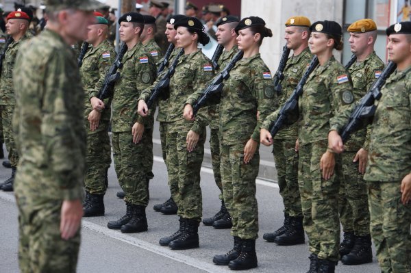 Knin: Generalna proba za proslavu Oluje