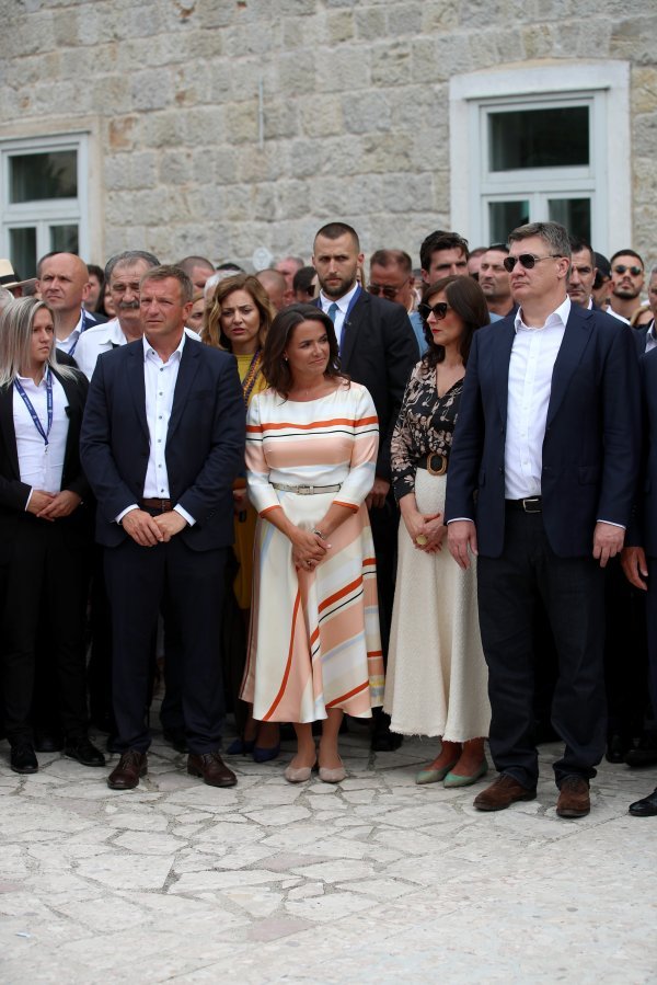 Katalin Novak, Zoran Milanović, Sanja Musić Milanović i Andrej Plenković