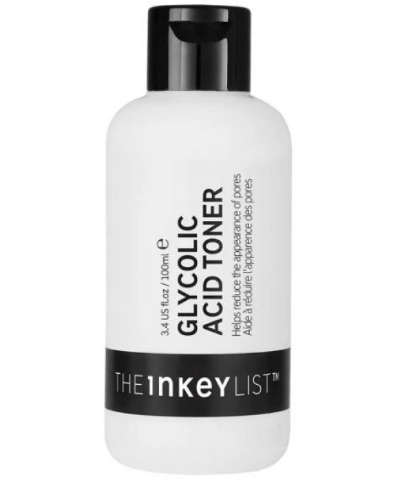 INKEY List’s Glycolic Acid Toner - formuliran s 10% koncentracijom glikolne kiseline, tonik podiže mrtve stanice kože s kože potičući glatkiji izgled kože