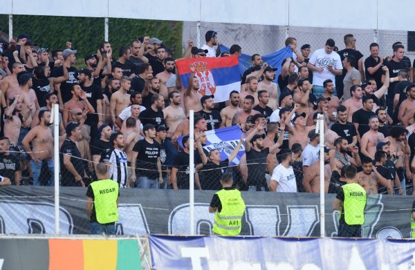 Navijači PAOK-a u Kranjčevićevoj 2015. godine