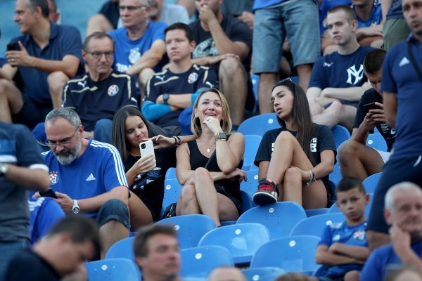 Dinamo - AEK, navijači na Maksimiru