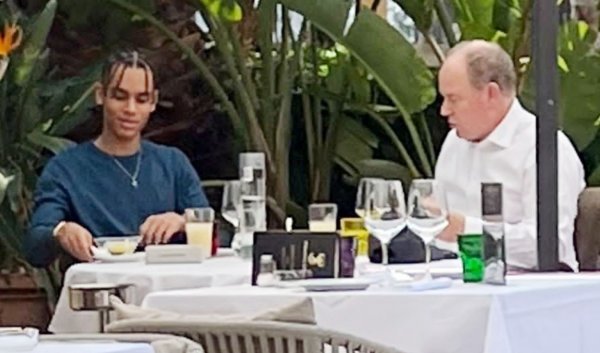 Princ Albert i Alexandre na druženju u svibnju 2022.