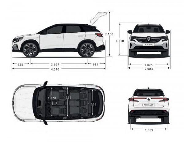 Renault Austral - dimenzije