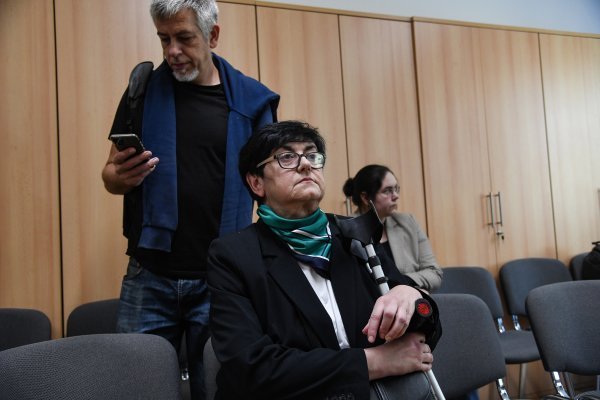 Mirta Lončar na izricanju presude