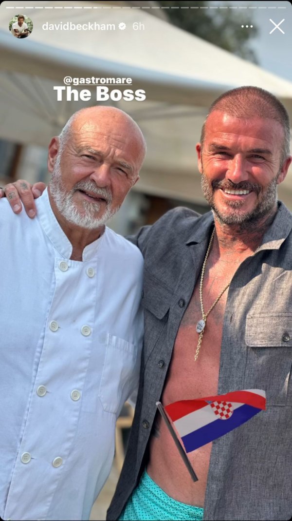 David Beckham i chef Bjelančić