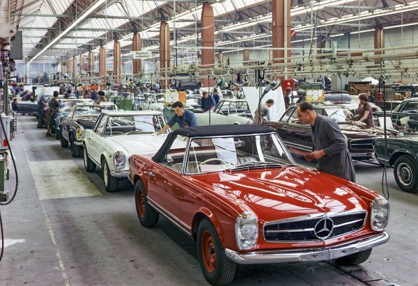 Proizvodnja Mercedes-Benz 230 SL 'Pagode' (1963.)