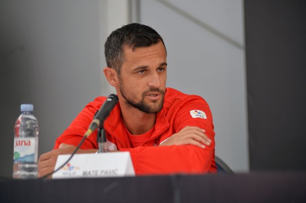 Mate Pavić tijekom press konferencije u Splitu