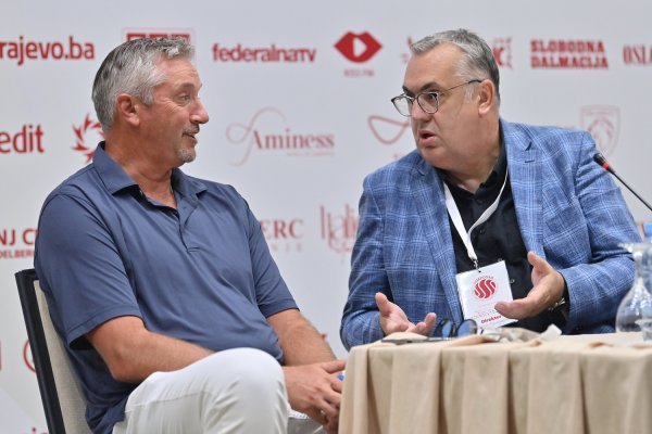 Toni Kukoč i Sabahudin Topalbećirević