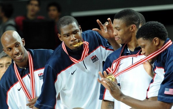 Kevin Durant i suigrači na SP-u 2010. godine