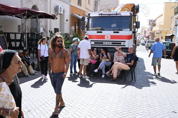 Migranti na Lampedusi