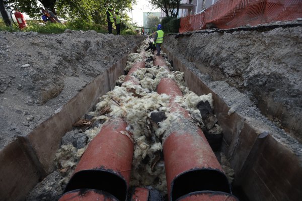 U požaru na obnovi vrelovoda u Karlovcu teško ozlijeđen radnik