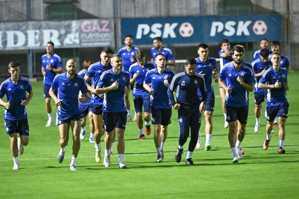 Trening Dinama uoči utakmice protiv Astane