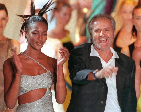 Gianni Versace i Naomi Campbell