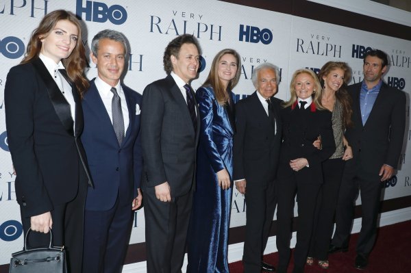 Natasha Schuetz, Andrew Lauren, David Lauren, Lauren Bush, Ralph Lauren, Ricky Lauren, Dylan Lauren i Paul Arrouet