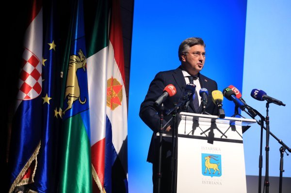 Andrej Plenković na Danu Istarske županije