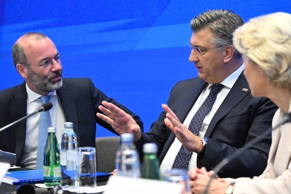 Manfred Weber i Andrej Plenković