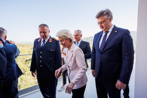 Plenković i Von der Leyen u Vučevici