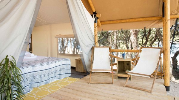 Glamping šator na otoku Obonjanu