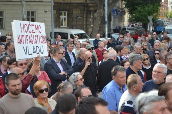 'Jasenovac na Trgu žrtava fašizma' Facebook/Eugen Jakovčić