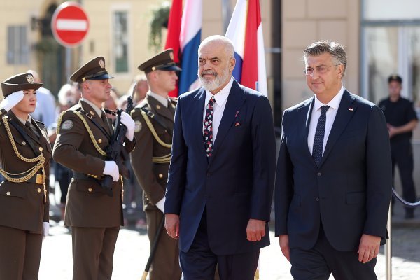 Andrej Plenković primio je predsjednika Vlade Republike Albanije Edija Ramu