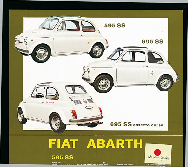 Abarth 595 SS, Abarth 695 SS i Abarth 695 SS Assetto corsa 1965.