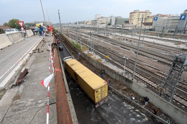 Mjesto tragične autobusne nesreće kod Venecije