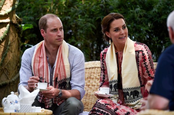 Princ William i Kate Middleton u Indiji, 2016.