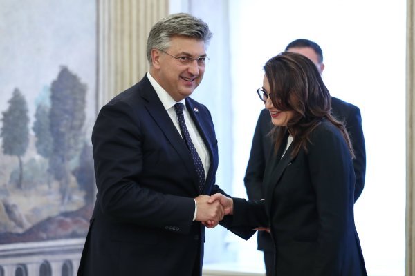 Andrej Plenković primio je prvu potpredsjednicu Vlade i ministricu gospodarstva Ukrajine Juliju Sviridenko
