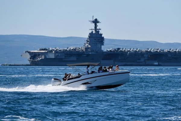 USS Gerald R. Ford u Splitu