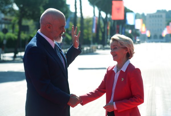 Edi Rama i Ursula von der Leyen