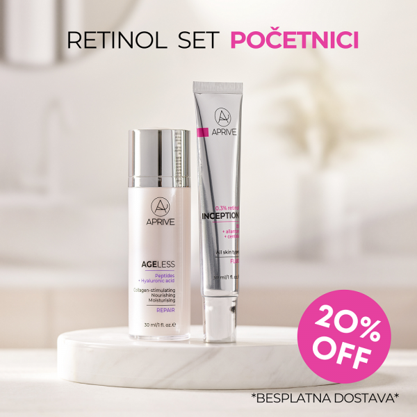 aprive cosmetics retinol set za početnike