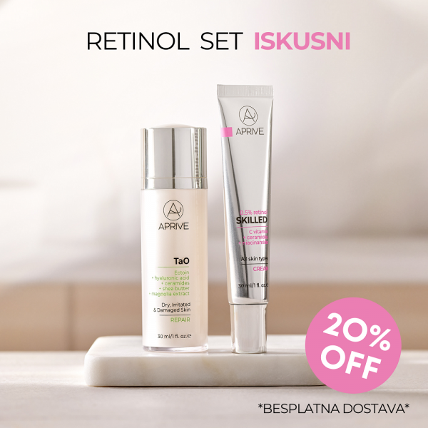 aprive cosmetics retinol set za iskusne